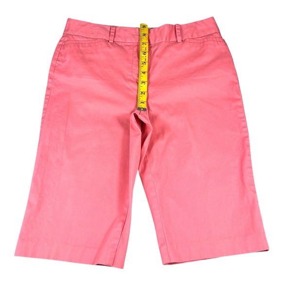 Talbots Women’s The Perfect Crop Collection Petite Bermuda Shorts – Pink Size 4P - Picture 5 of 14